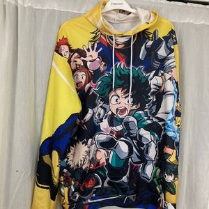 MY HERO ACADEMIA hoodie, size XL